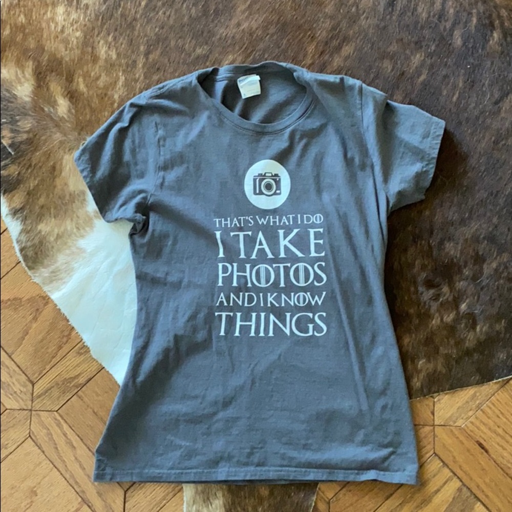 GOT themed photography shirt